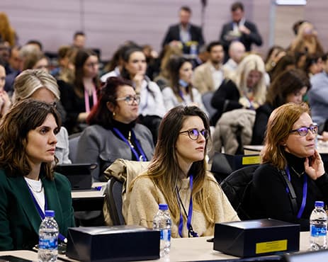 Attendees in educational session