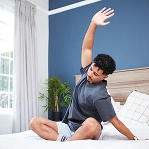 Morning stretches for stiffness